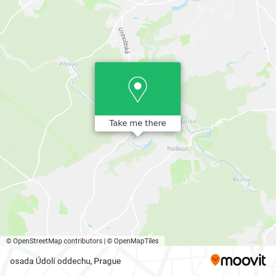 osada Údolí oddechu map