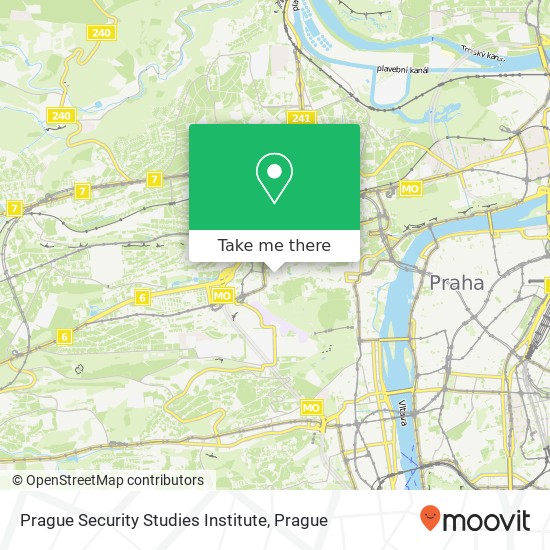 Prague Security Studies Institute map