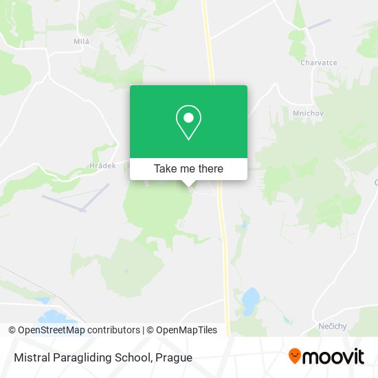 Mistral Paragliding School map