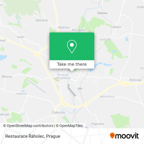 Restaurace Řáholec map