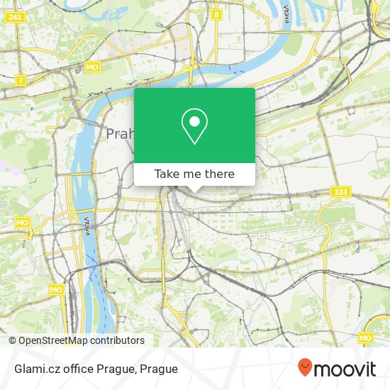 Glami.cz office Prague map
