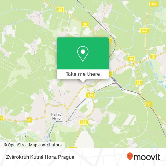 Карта Zvěrokruh Kutná Hora