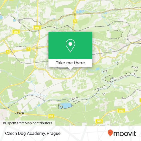 Карта Czech Dog Academy