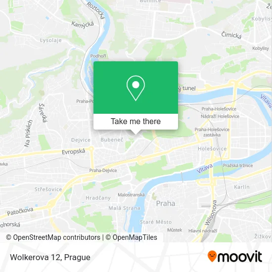 Карта Wolkerova 12