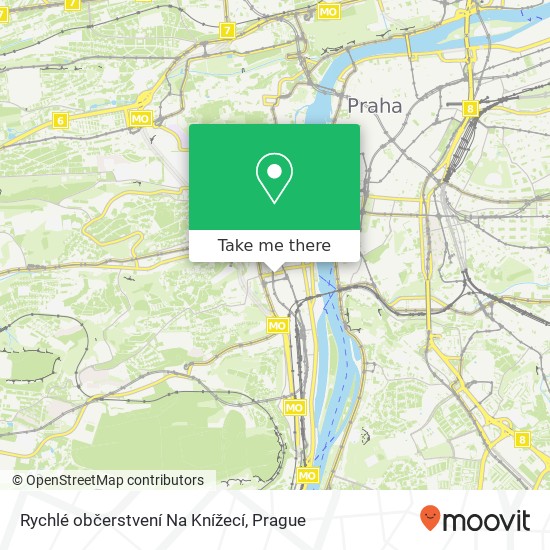 Rychlé občerstvení Na Knížecí map