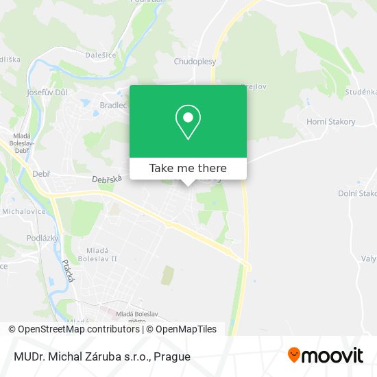 MUDr. Michal Záruba s.r.o. map