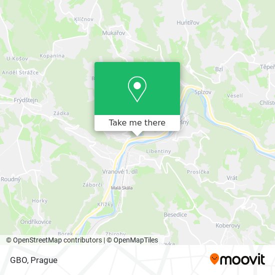 Карта GBO
