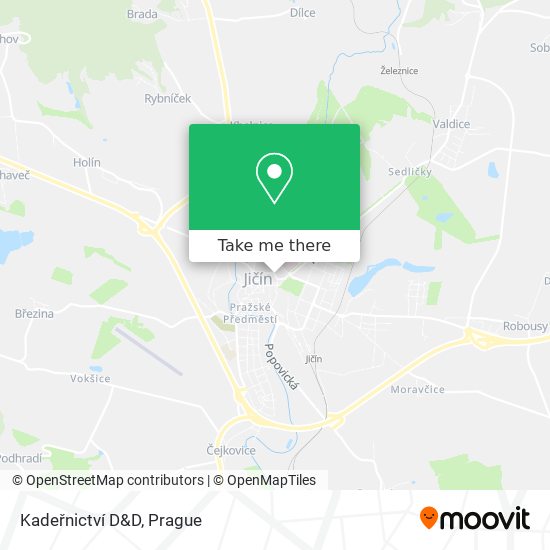 Kadeřnictví D&D map