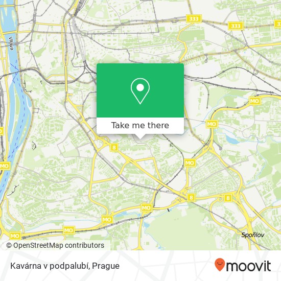 Kavárna v podpalubí map