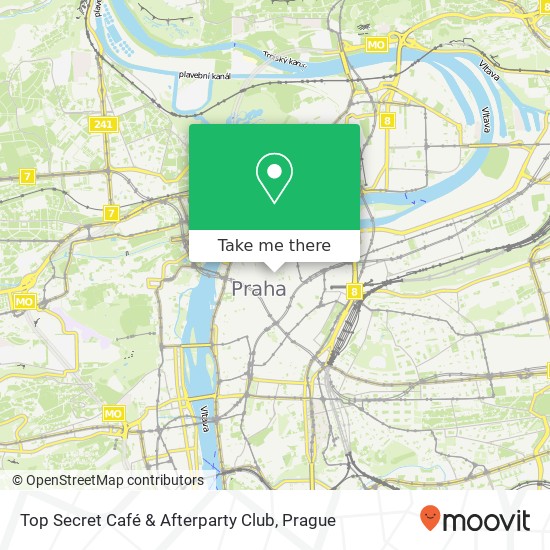 Top Secret Café & Afterparty Club map