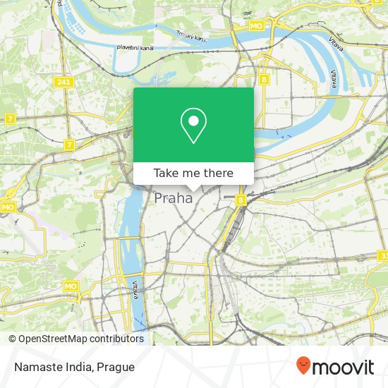 Карта Namaste India