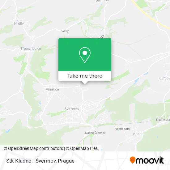 Stk Kladno - Švermov map