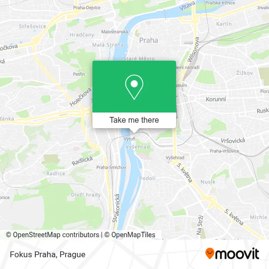 Fokus Praha map