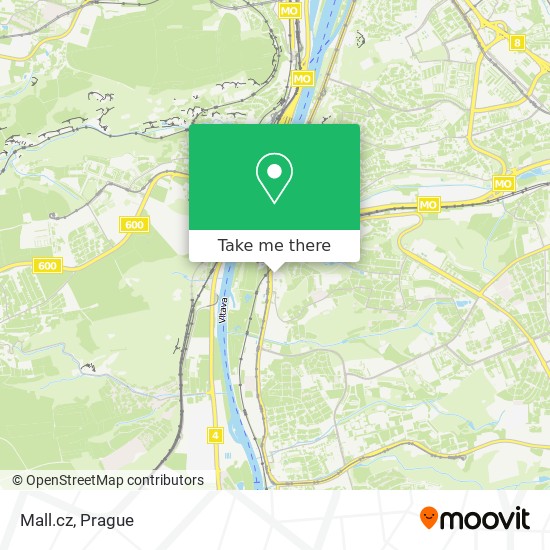 Mall.cz map