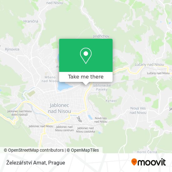 Železářství Amat map