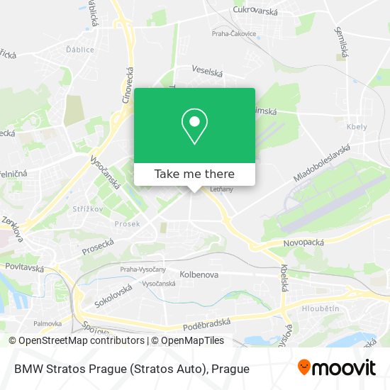BMW Stratos Prague (Stratos Auto) map