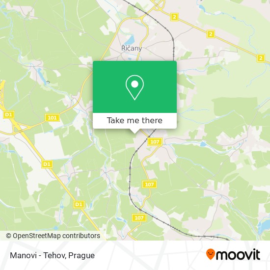 Manovi -  Tehov map