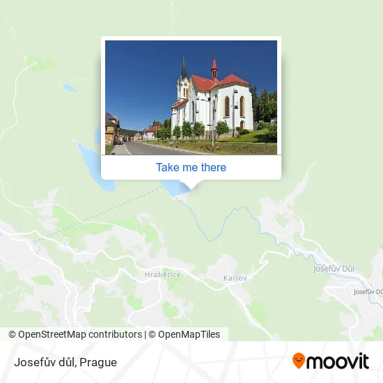 Карта Josefův důl