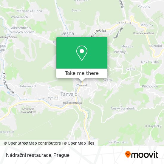 Nádražní restaurace map