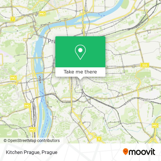 Kitchen Prague map