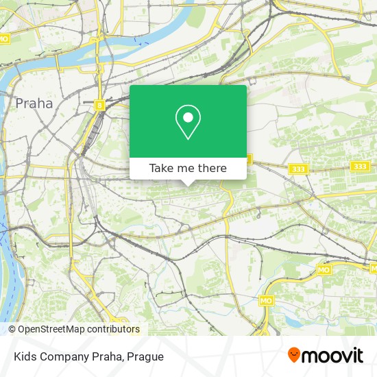 Kids Company Praha map