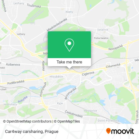 Car4way carsharing map