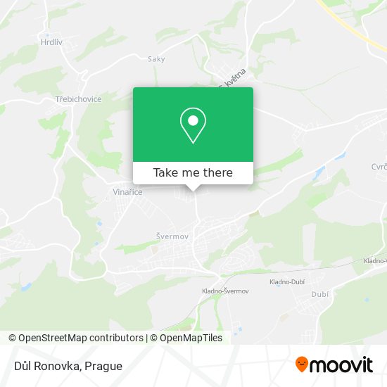 Důl Ronovka map