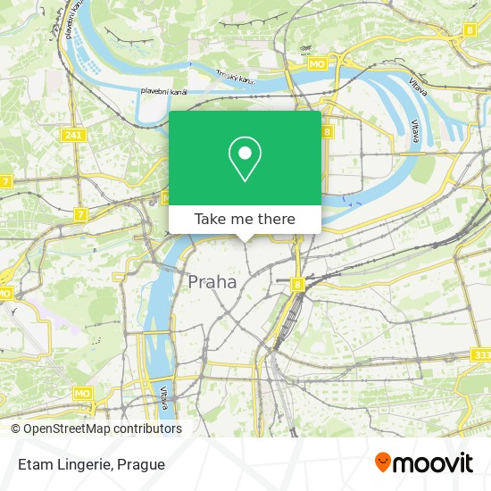 Карта Etam Lingerie
