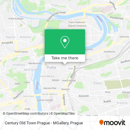 Century Old Town Prague - MGallery map