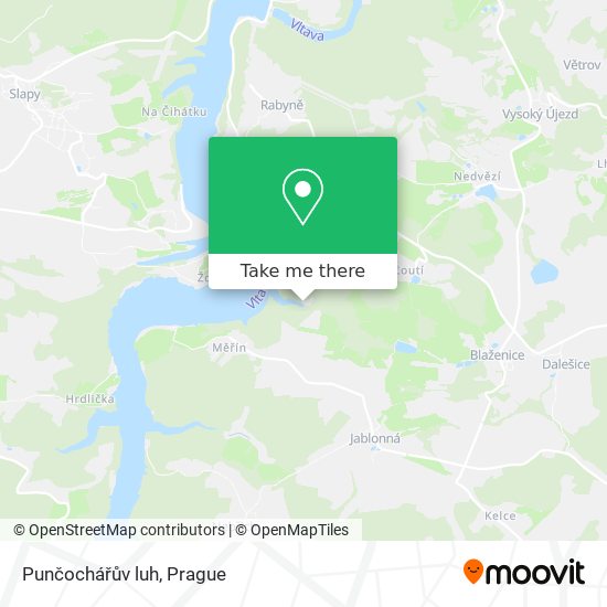 Punčochářův luh map