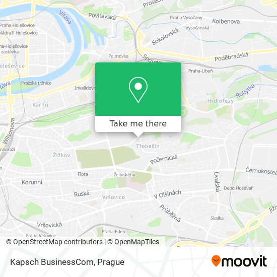 Kapsch BusinessCom map