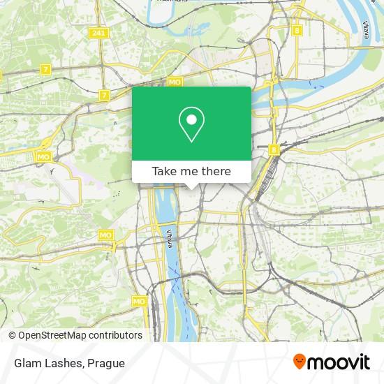 Glam Lashes map
