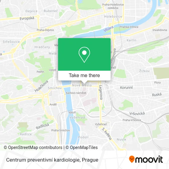 Карта Centrum preventivní kardiologie