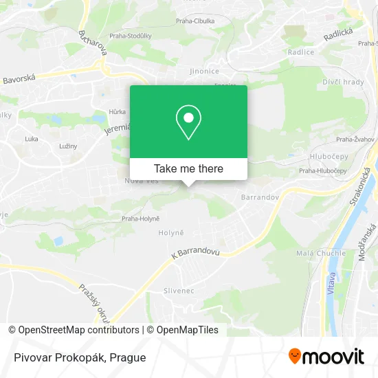 Карта Pivovar Prokopák