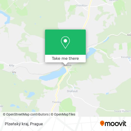 Plzeňský kraj map