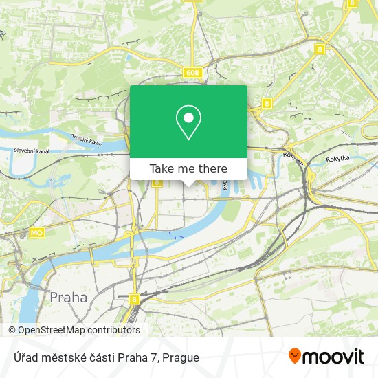 Úřad městské části Praha 7 map