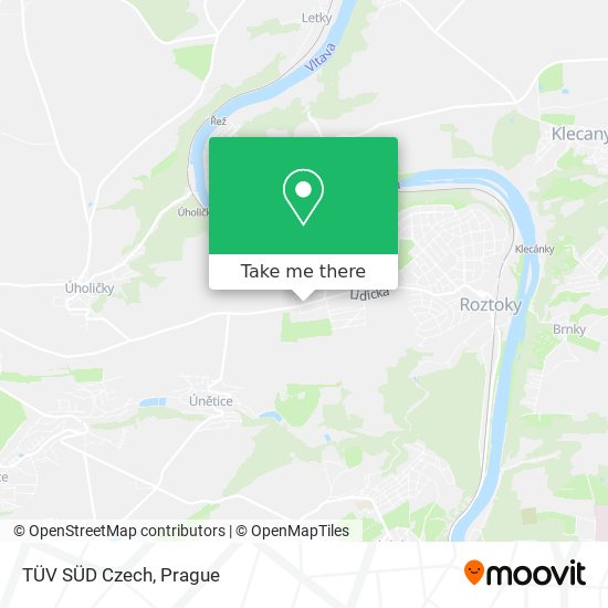 TÜV SÜD Czech map