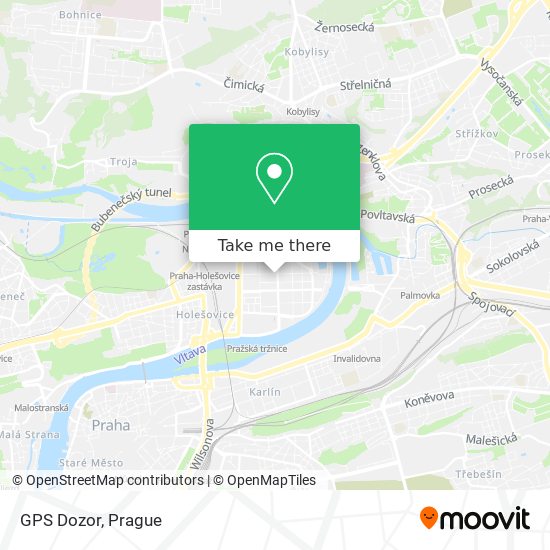 GPS Dozor map