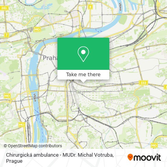 Chirurgická ambulance  - MUDr. Michal Votruba map