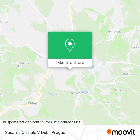 Sušarna Chmele V Dubí map