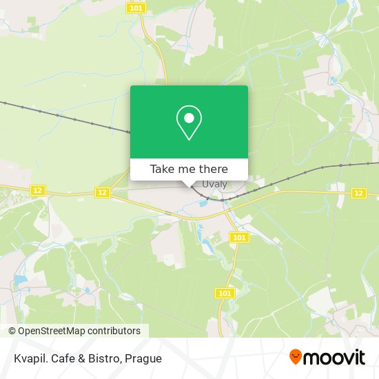Карта Kvapil. Cafe & Bistro
