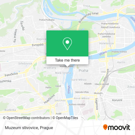 Карта Muzeum slivovice