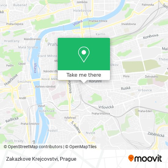 Zakazkove Krejcovstvi map