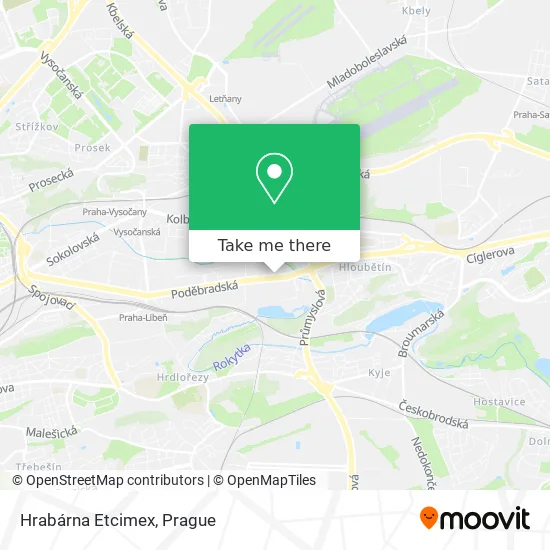 Карта Hrabárna Etcimex