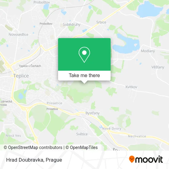 Карта Hrad Doubravka