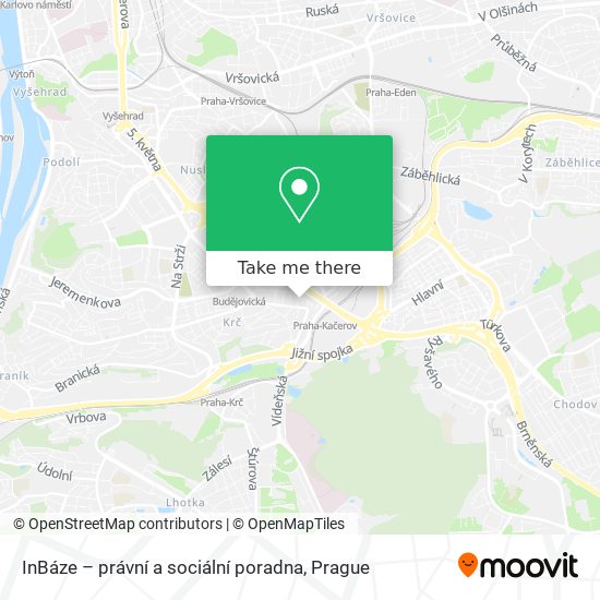 InBáze – právní a sociální poradna map