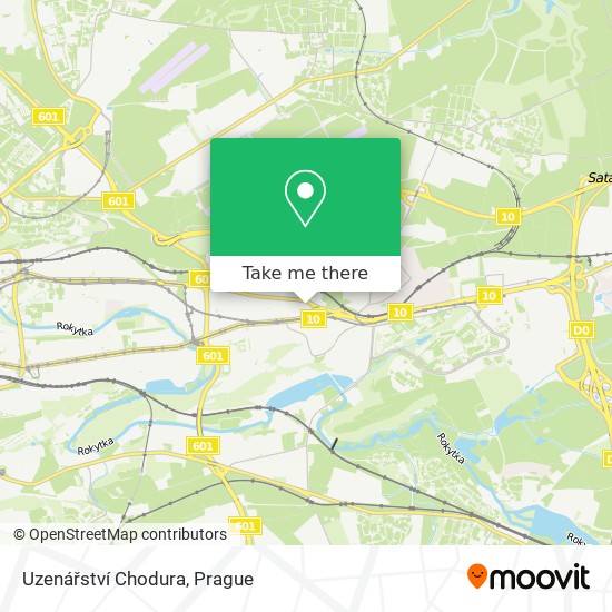 Uzenářství Chodura map