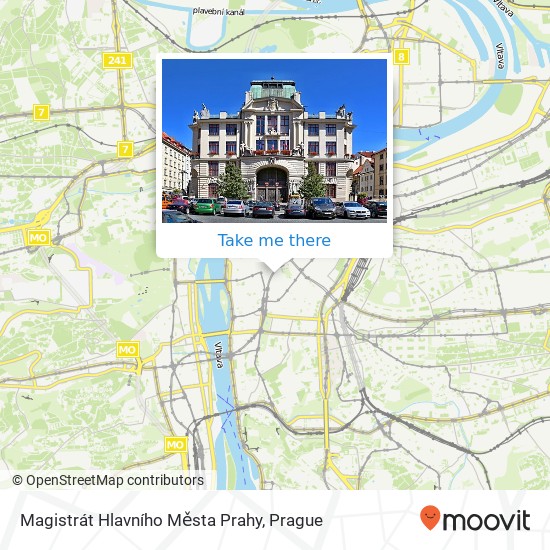 Карта Magistrát Hlavního Města Prahy
