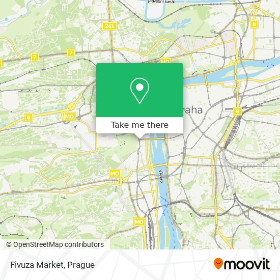 Fivuza Market map