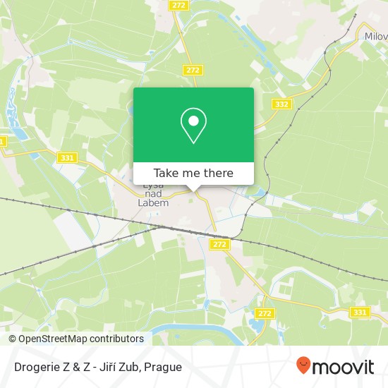 Drogerie Z & Z - Jiří Zub map
